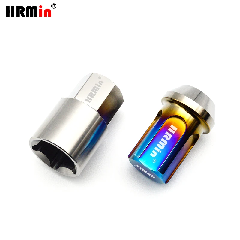 Closed End End Anti-Theft Gr.5 Titanium Lug Nut M14x2.0mm for Car Modified Ford Aston Martin Chevrolet Dodge