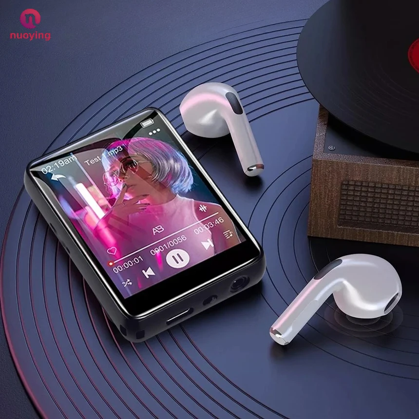 Przenośny metalowy odtwarzacz muzyczny MP3/MP4 z Bluetooth 5.4, 2,4-calowym ekranem dotykowym, odtwarzaczem audio HiFi z wbudowanym głośnikiem, czytnikiem e-booków, dyktafonem i urządzeniem