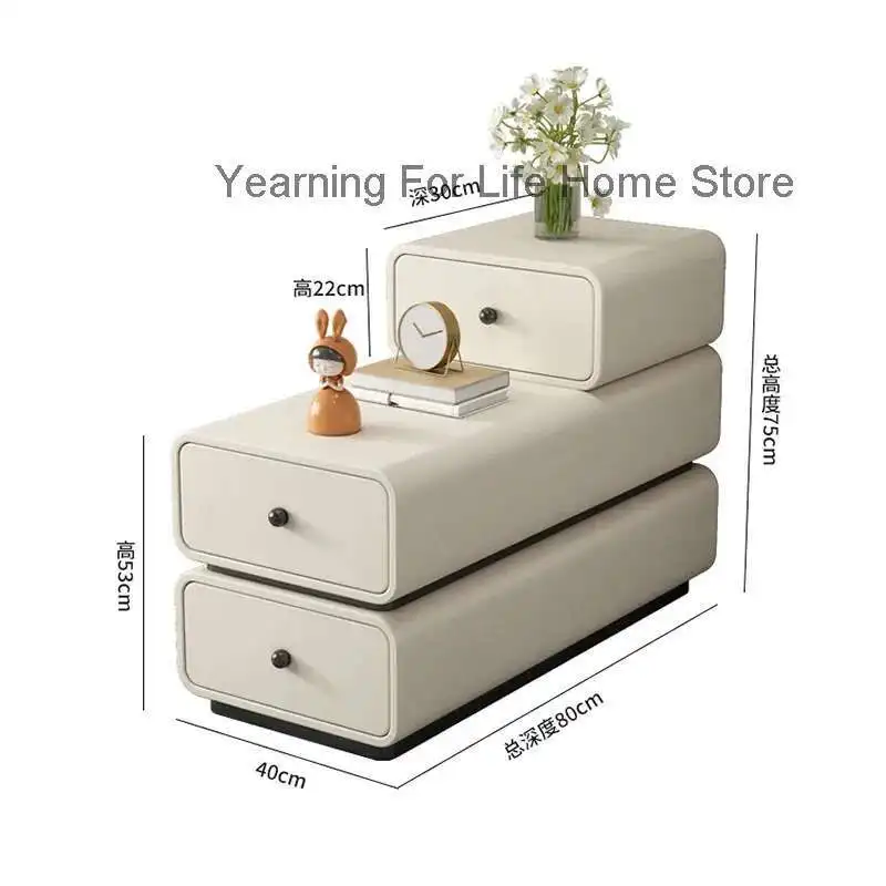 

Space Saving Storage Side Table Modern Simple Design Luxury Coffee Table Trendy Style Stolik Kawowy Living Room Furniture