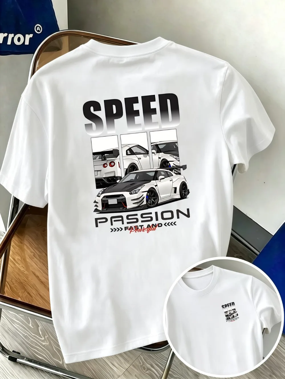 2026 New Men's Drift Racing Graphic T Shirt Japanese Streetwear Vintage Oversized Car Enthusiast Tee