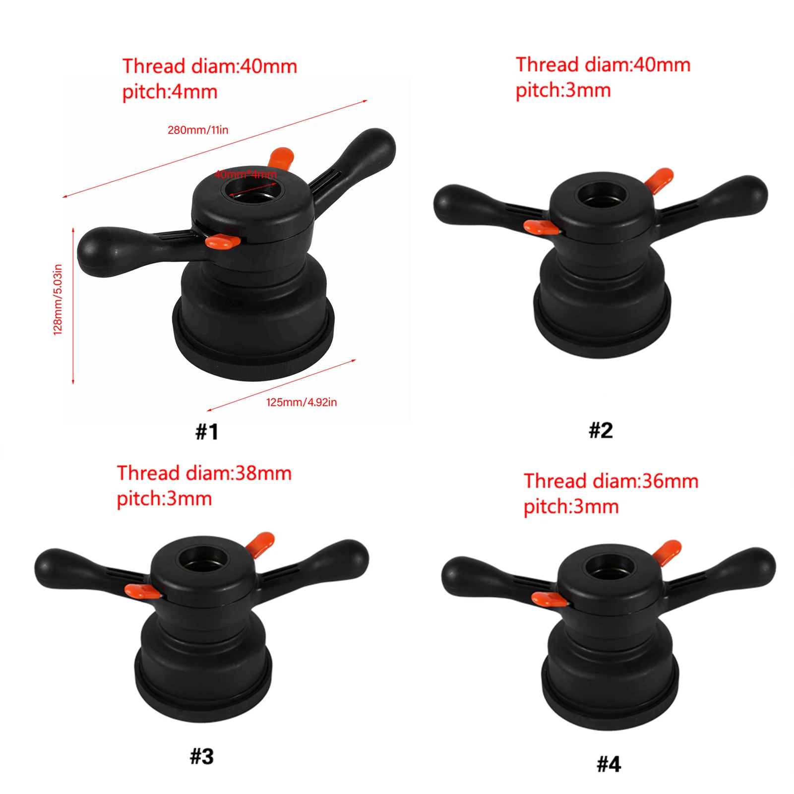 

Балансировочный инструмент для колес 36/38/40 мм, быстросъемная гайка-барашек 3/4 мм, инструмент для замены шин