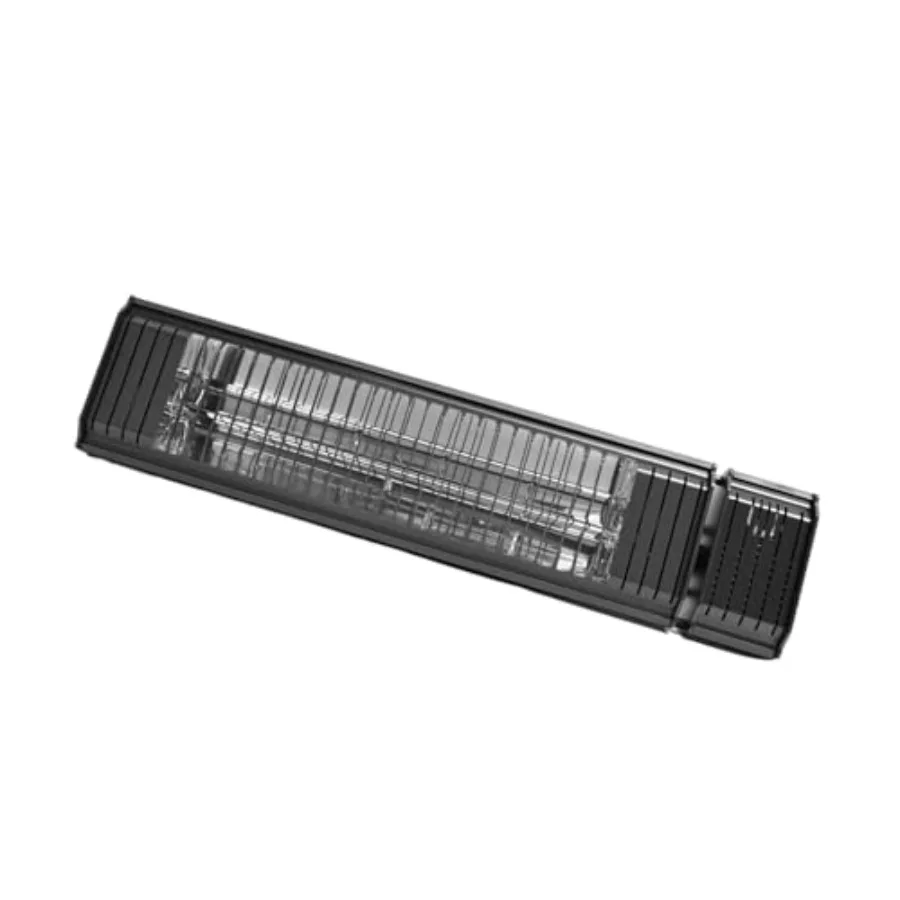 SunWave 1500 Watt Electric Infrared Patio Heater Wall Mounted Patio Heater Outdoor/Indoor Infrared Heater With 5 Heat Settings