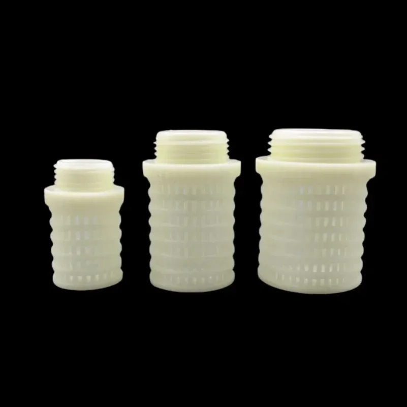 20PCS White end point filter PVC filter leaf impurities, plastic pipe single / full plastic filter head
