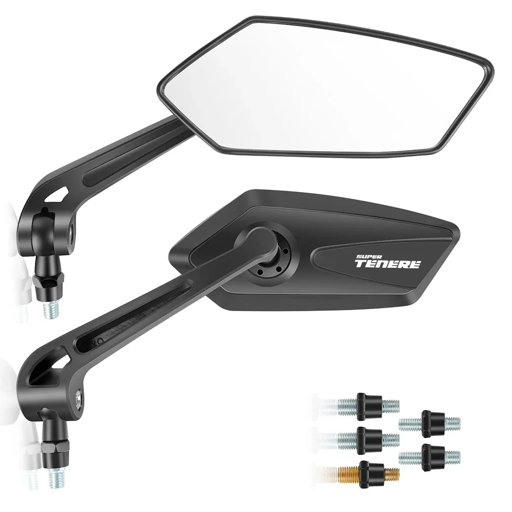 1 Pair Modifyed 360° Foldable Motorcycle Side Rearview Mirrors For SuperTenere 700 SuperTenere125 Super Tenere250 300 400
