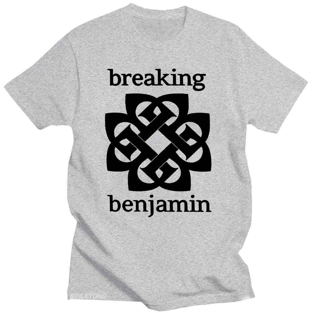 

Футболка Breaking Benjamin с графическим принтом в стиле хип-хоп, винтажная хлопковая футболка с короткими рукавами, готическая футболка унисекс, футболки высокого качества