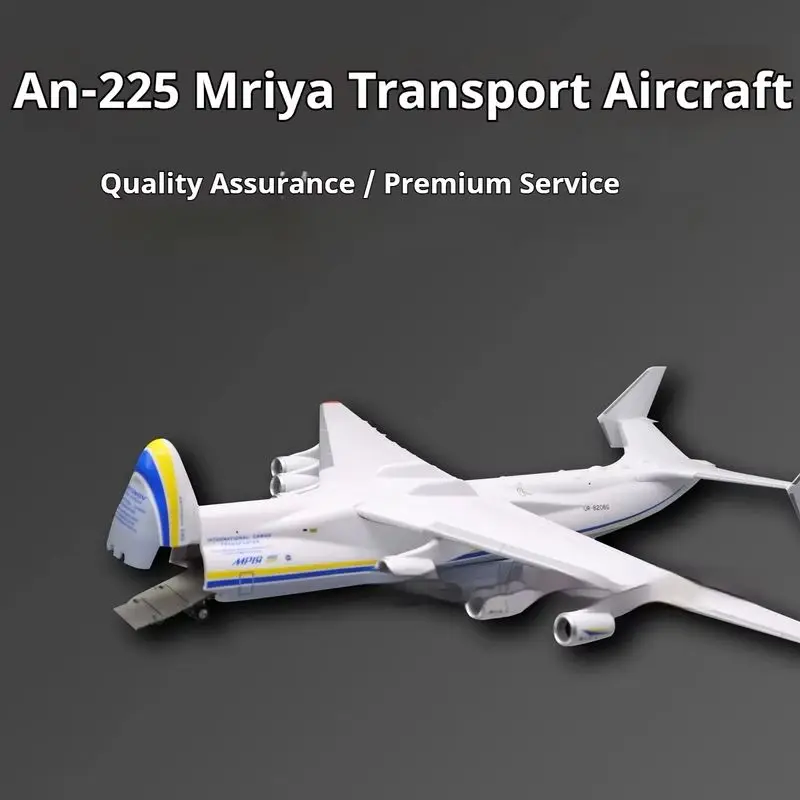 

Украинская модель самолета Антонов Ан-225 Мрия в масштабе 1:200, 44 см, набор для сборки, подарок для взрослых и детей, модель космического шаттла.