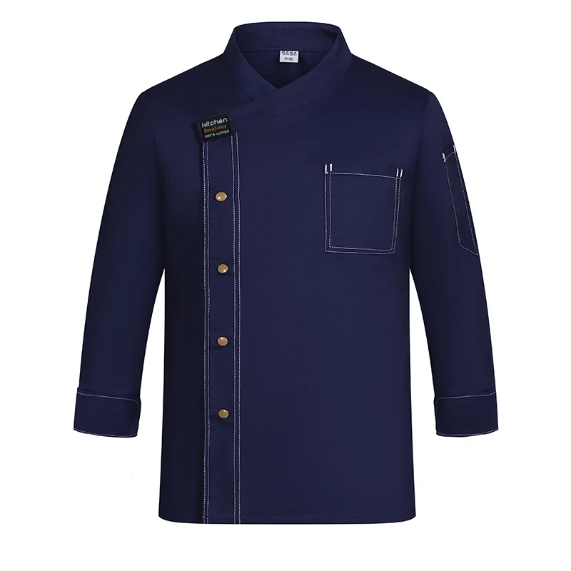 Professioneel chef-kok uniform voor herfst/winter voedsel kok kleding catering koken jas restaurant keuken shirt ober werkkleding