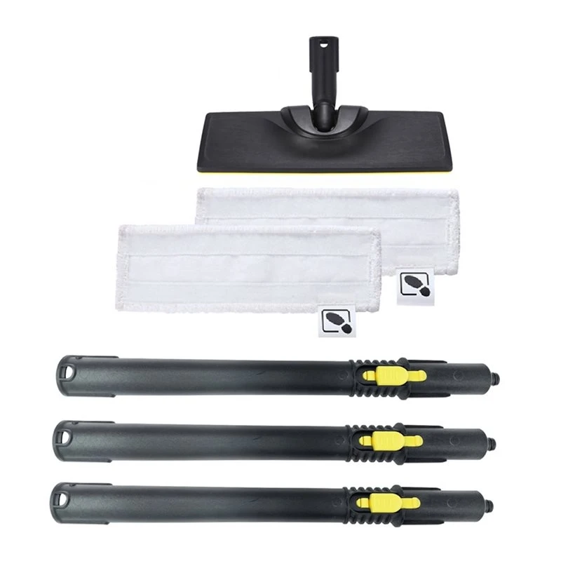 A11R Steam Cleaner Replacement Extension Pole& Mop Head Kit For Karcher SC1 SC2 SC3 SC4 SC5 SG4 Floor Nozzle Microfiber Cloth