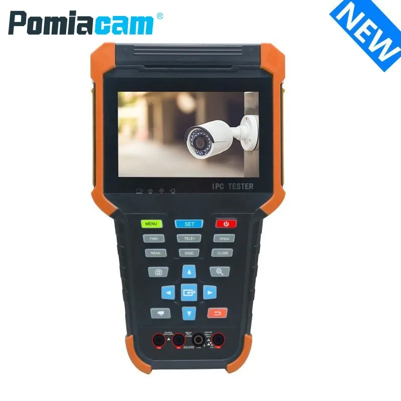 

X4 Portable Camera tester monitor CCTV monitor support SDI+IP+Analog+AHD+CVI+TVI+UTP cable test+RJ45 cable TDR test+HDMI in