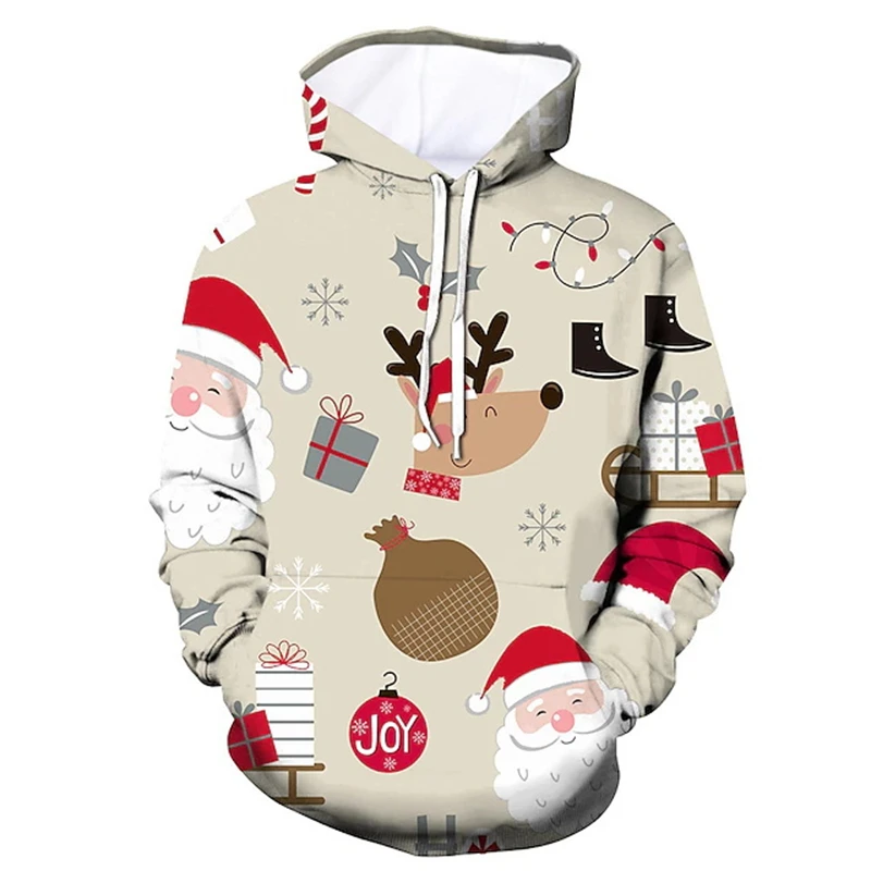 Männer Kleidung 3D Gedruckt Schneeflocke Weihnachten Heißer Verkauf Hoodies männer Herbst Winter Sweatshirts Mode Streetwear Y2K Pullover