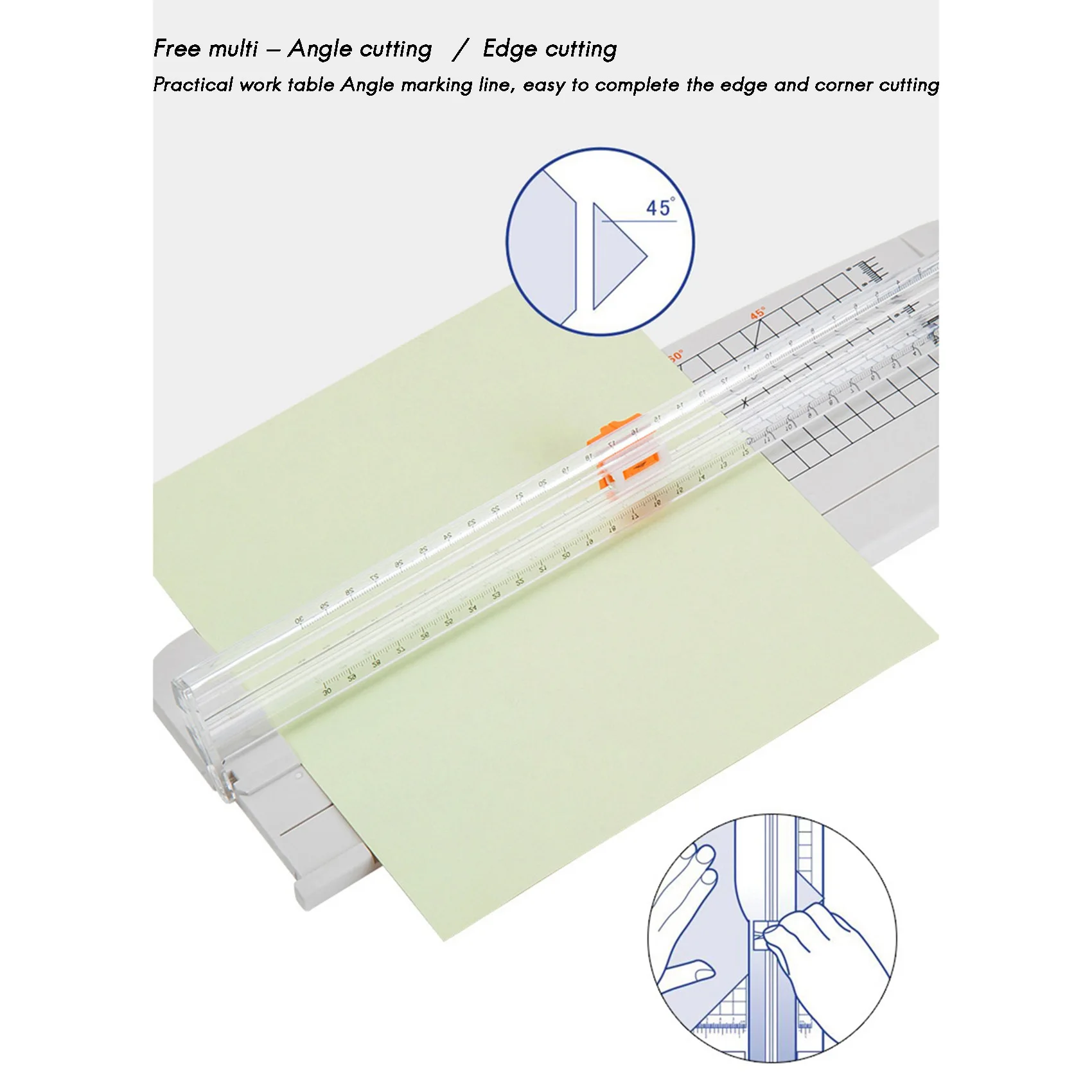 A4 Paper Cutter Paper Cutting Machine Trimmer Photo Scrapbook Blades for DIY Office Home Stationery Cutter