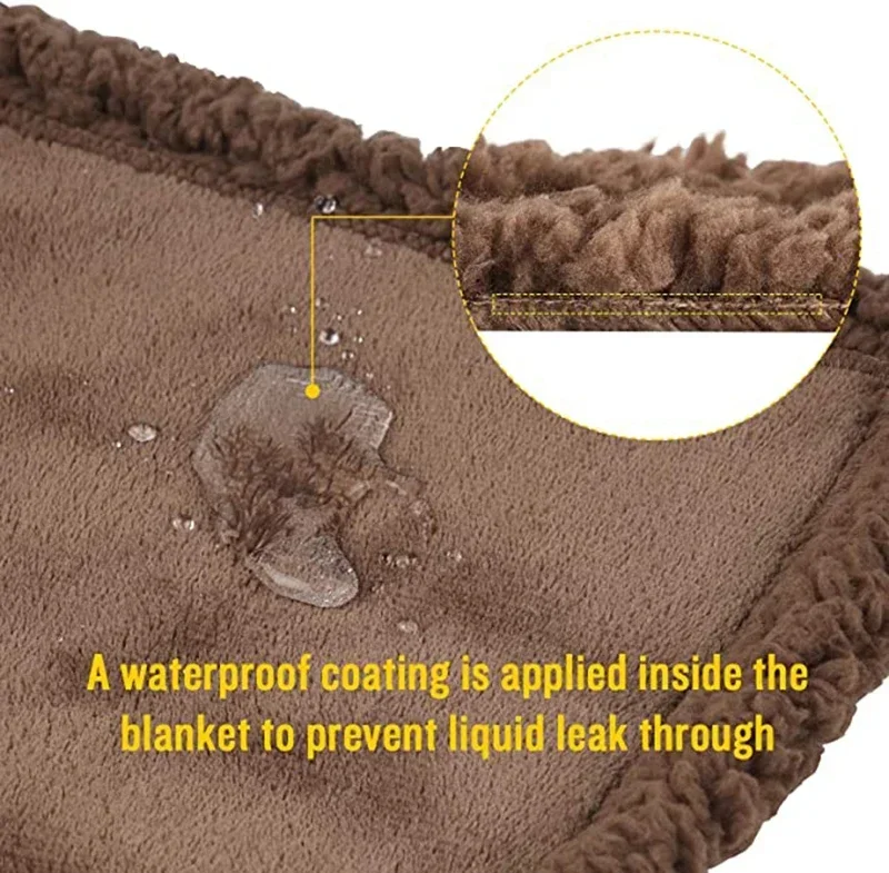 Luxury Shaggy Blankets Winter Warm Cosy Romantic Couple Waterproof Blanket-Thickened Large Size Blanket Microfibre-Blanket Home