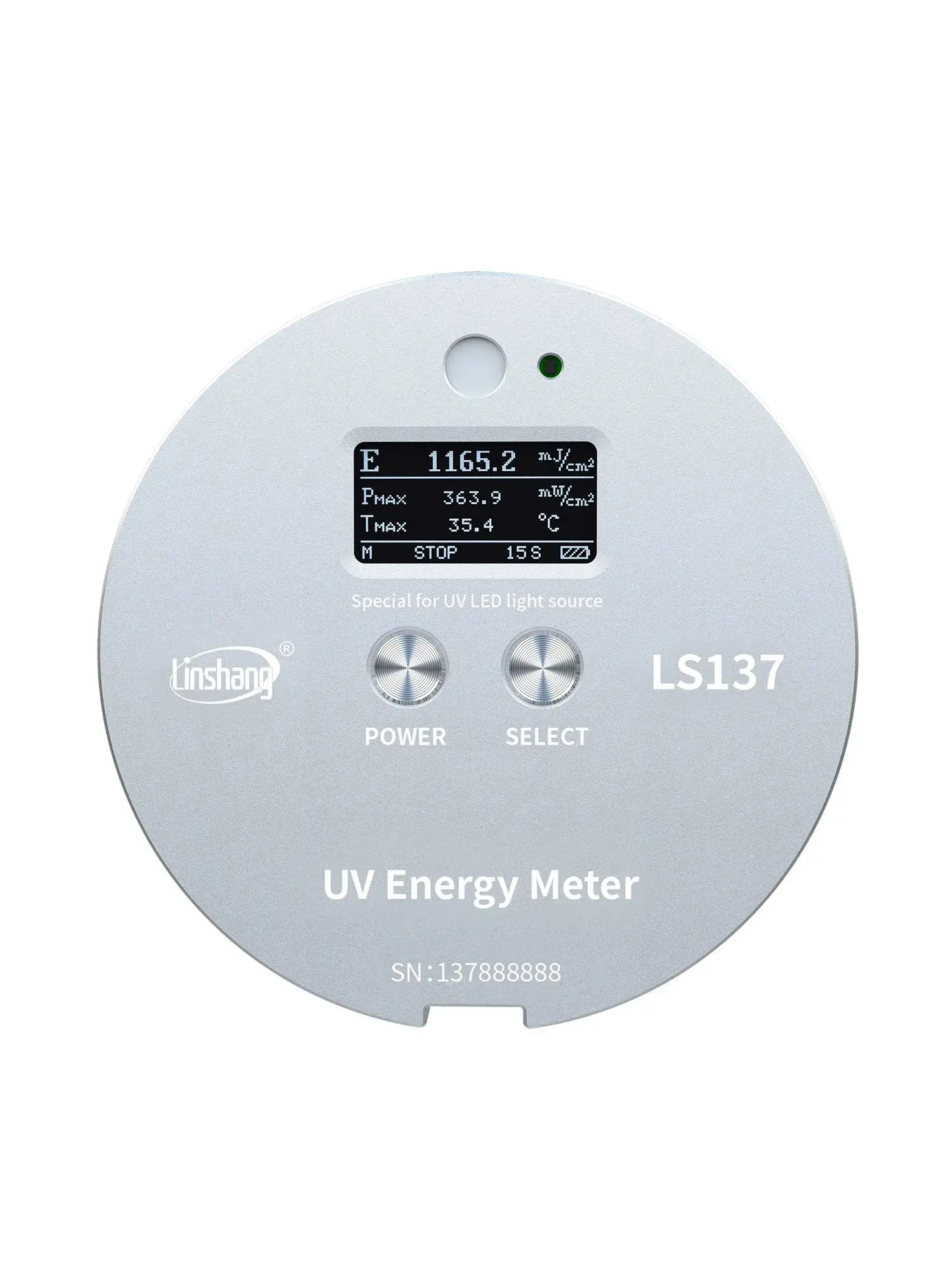 Digital UV Energy Meter LS137 LED Irradiance Meter 340-420nm Mercury Lamp Ultraviolet Tester UV Curing Exposure Machine