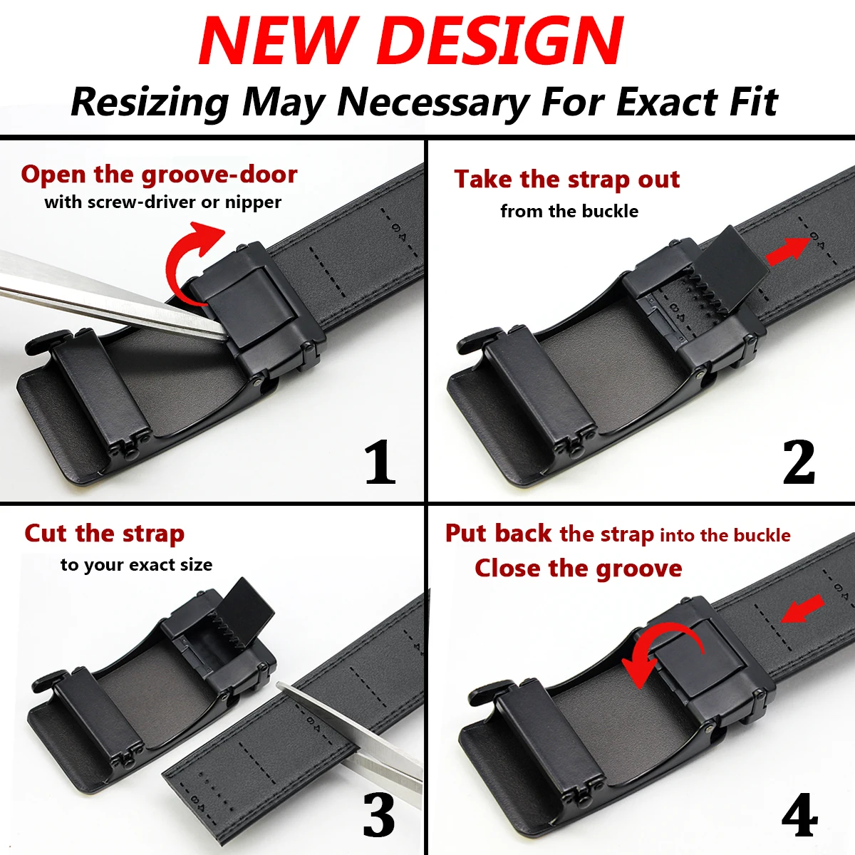 Mens Leather Belt  Automatic Genuine Leather Belts Leisure Fashion Ratchet Belts for Men Pants Waistband Ремень