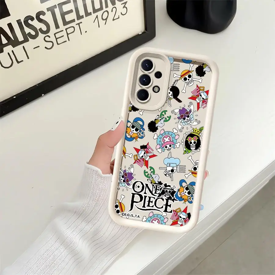 One P-Piece Zoro Luffy Logo Case for Samsung Galaxy A04 A17 A11 A50 A12 A07 A15 A13 A30 A16 A06 A14 A05 A20 Phone Cover