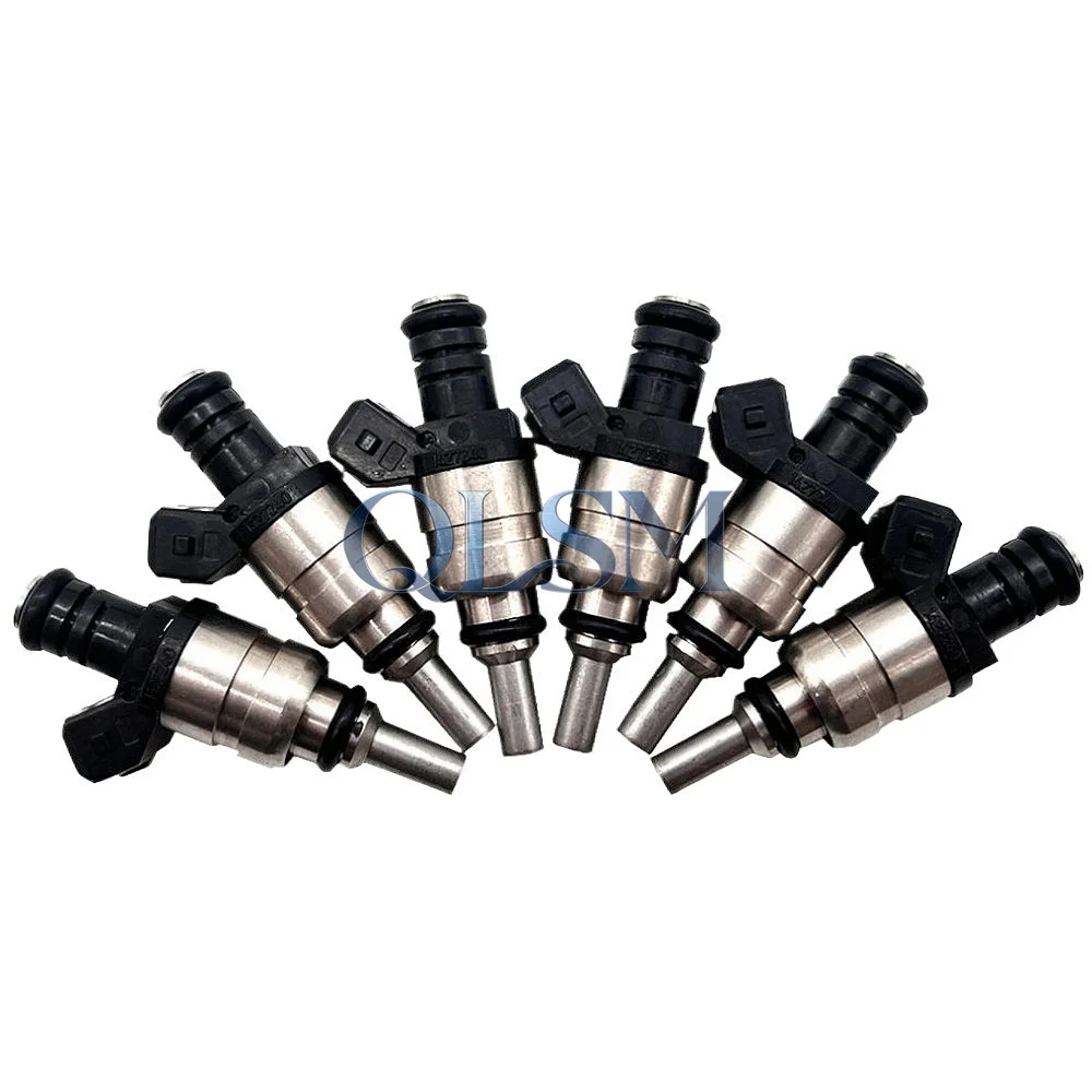6PCS 1427240 Fuel Injector For BMW 320i 325i 330i 525i 530i X3 X5 Z4 13537546244 Injector Petrol Nozzle Bico