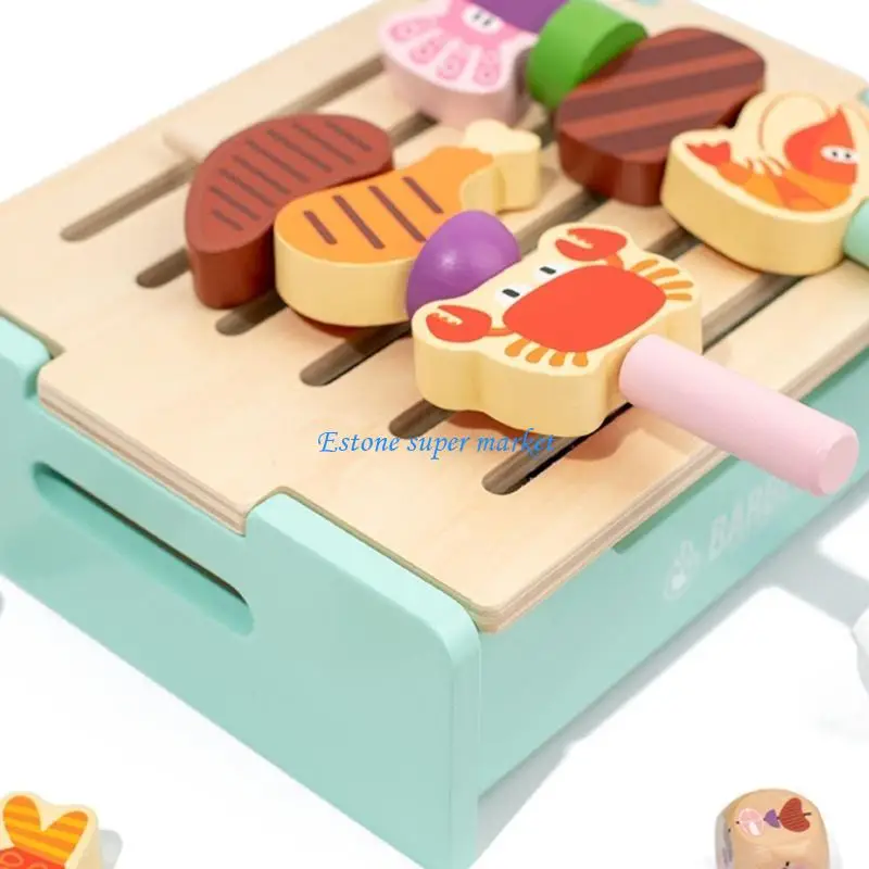 لعبة شواية الشواء للأطفال الصغار 090B للتدريب على التنسيق بين اليد والعين #5