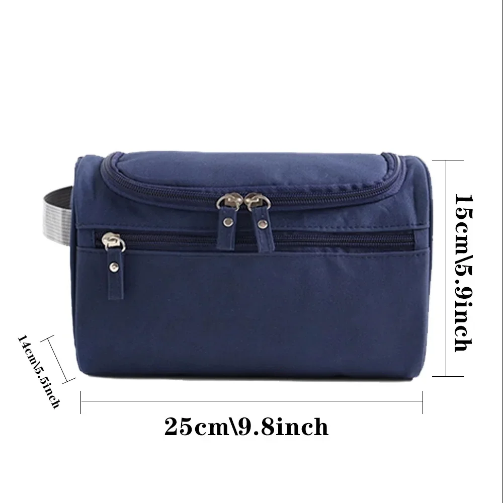 Personalized Customization Name Blue Toiletry Bag Portable Toiletry Bag High-quality Hanging Toiletry Bag Customized Product