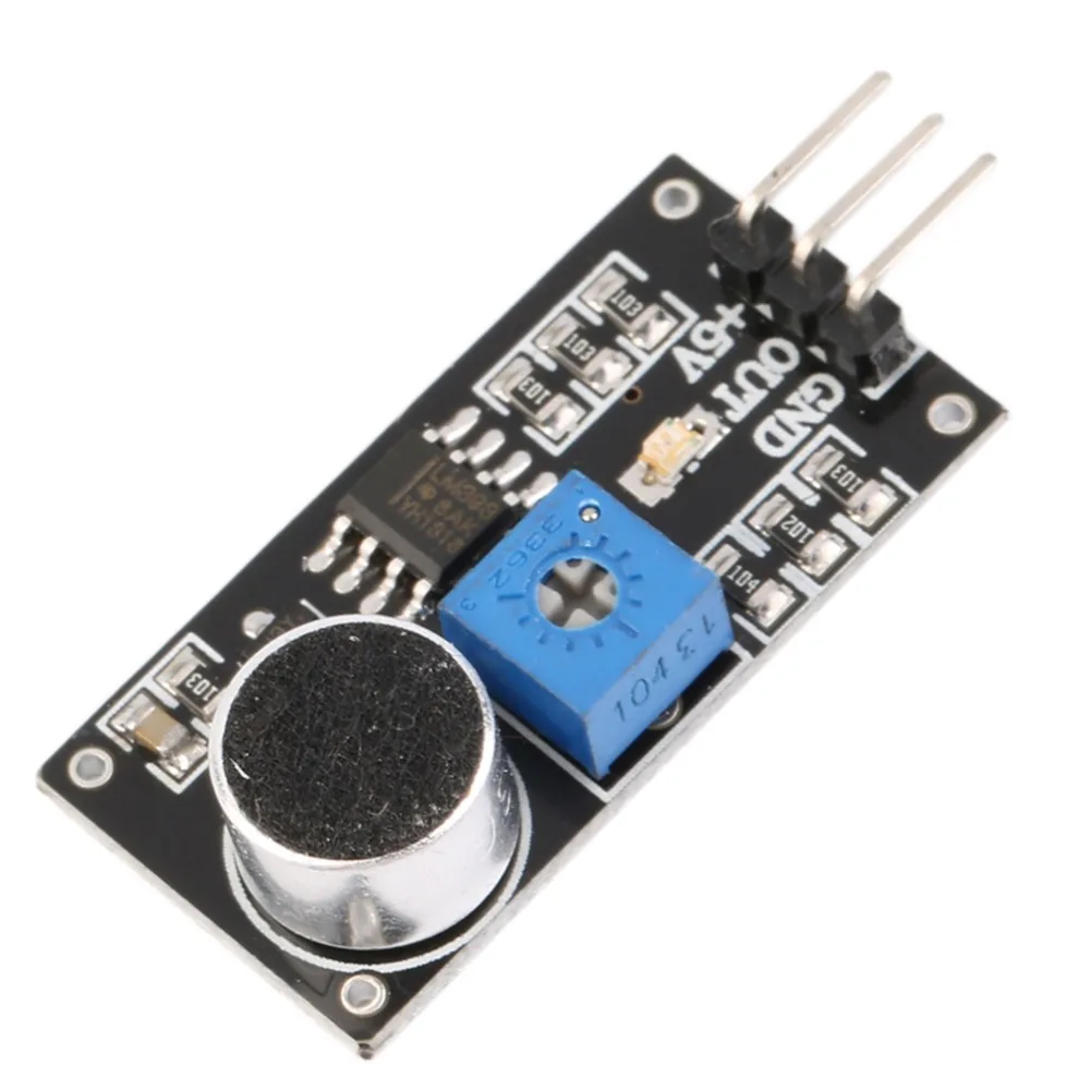 5 teile/los Sound Erkennung Sensor Modul Sound Sensor LM393 Horn ApplicableArduino – Detail 3