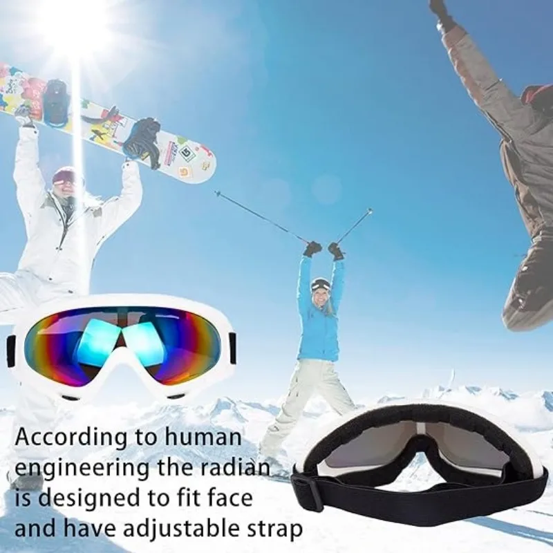 Outdoor Sport Gogle narciarskie Anti Fog Ochrona UV400 Maska narciarska Mężczyzna Kobieta Anti-Fog Duża twarz Okulary śnieżne Snowboard Okulary