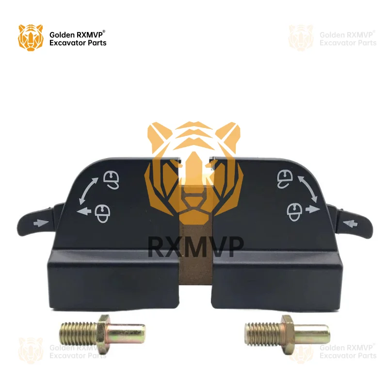 For Komatsu 200-7 Liugong 60 Xcmg Sany Cab Front Window Glass Front Lock Buckle Front Excavator Accessories