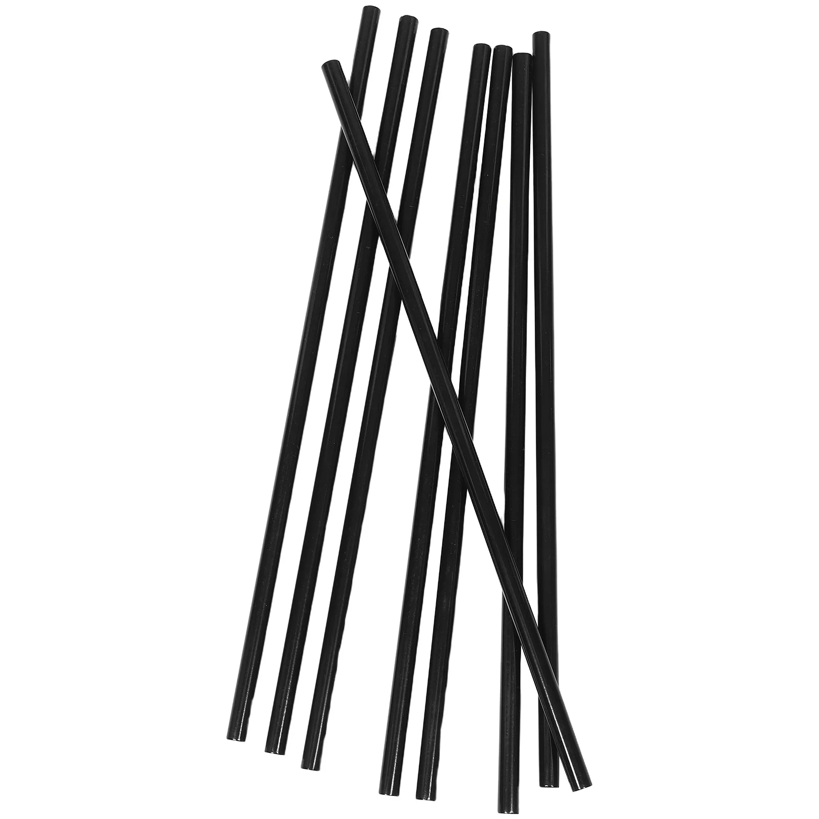 

8pcs 16Mm Iron Round Tubes For Clothes Black Detachable Clothing Rack Stand Portable Closet Mounting Accessories For Shoe Rack