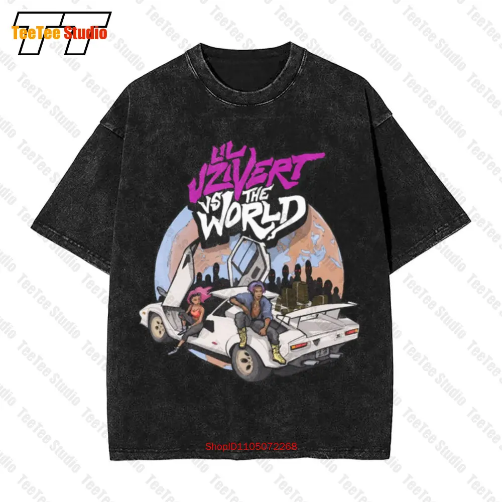 تي شيرت Lil Uzi Vert Vs The World Vintage كبير الحجم Yk1059 VPOS #1