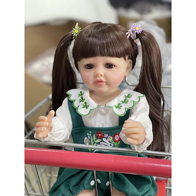 55CM Betty Reborn Doll Full Body wodoodporna maluch dziewczyna lalka księżniczka realistyczne Sof Touch lalka dla noworodka z butami