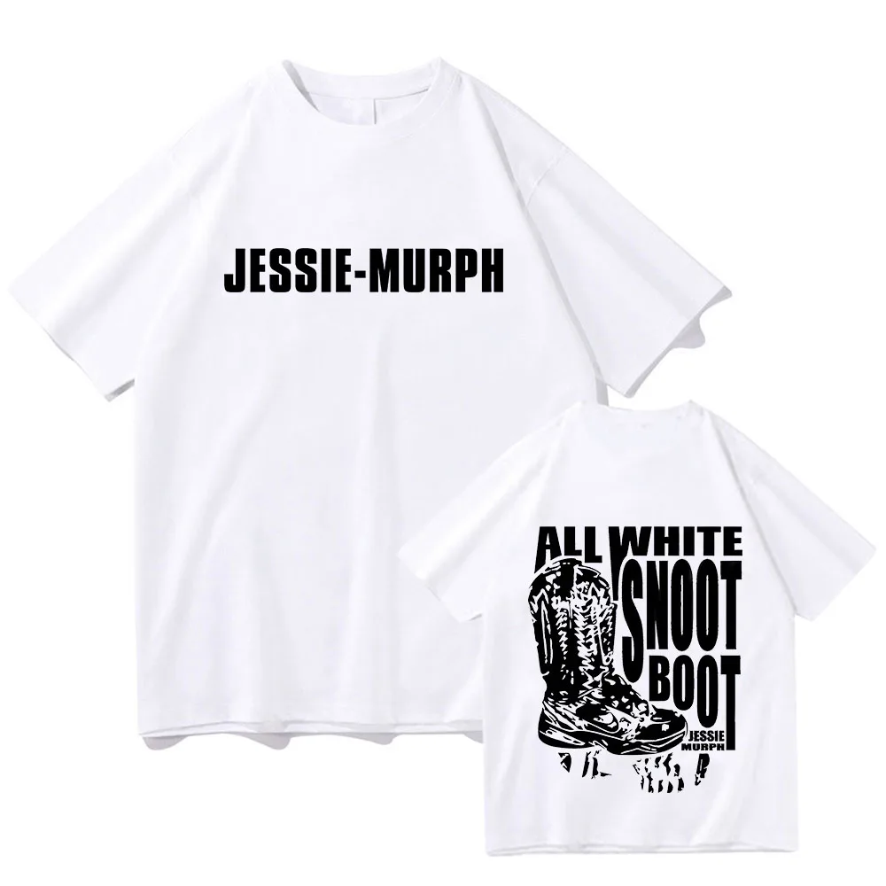 Jessie Murph T-shirt Short Sleeve Gothic High Quality Tee-shirt Funko Pop Hip Hop O-neck Tshirt Camisetas Vintage Punk Clothing