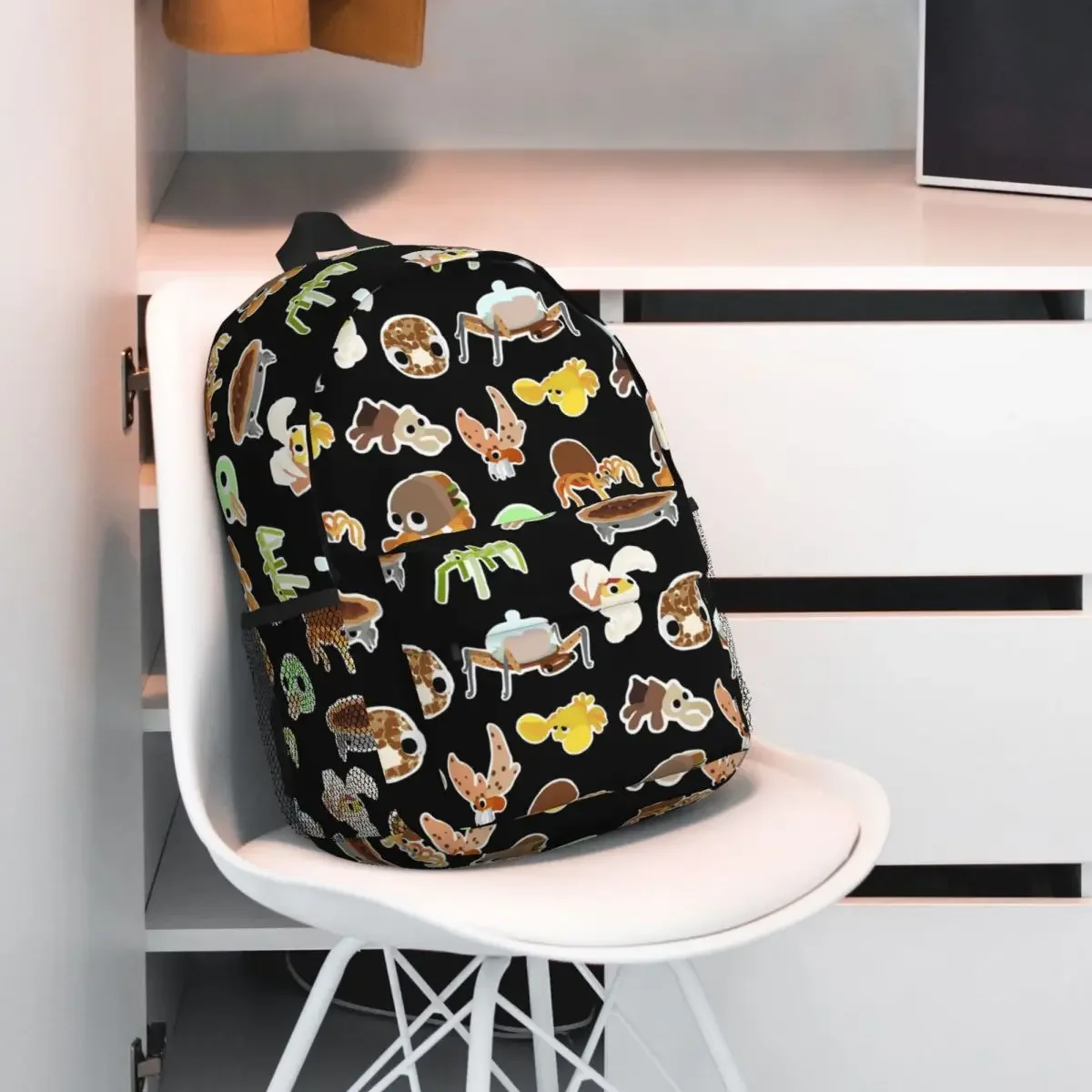 The Isle Of BIGsnax Bugsnax-mochila escolar para niños y niñas, bolso de hombro para ordenador portátil, gran capacidad