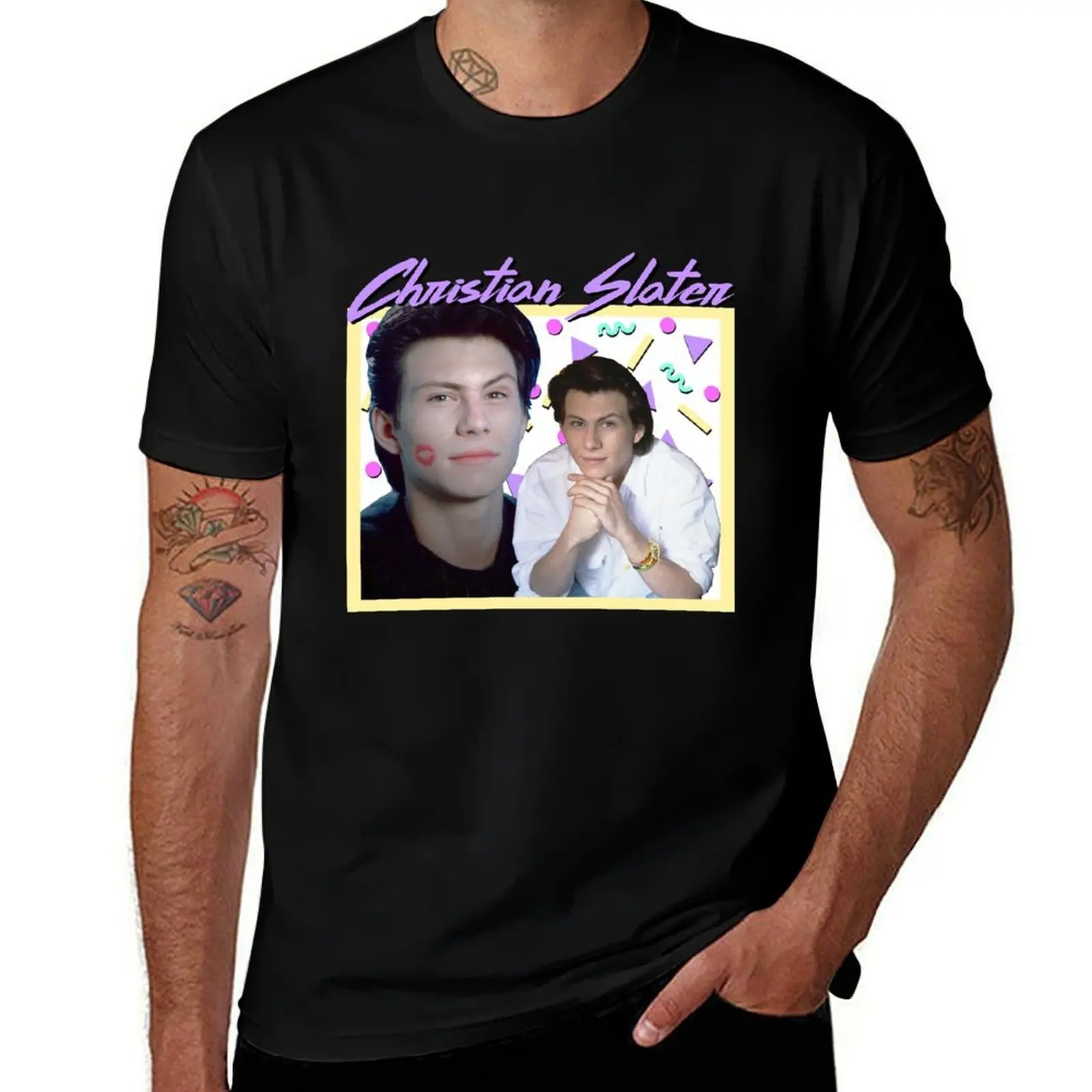80s Christian Slater T-Shirt Casual Everyday Wear T-Shirt