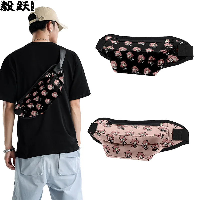 Spy X Family Canvas Anime Crossbody Waist Casual Sports Shoulder Bag Trendy Anime