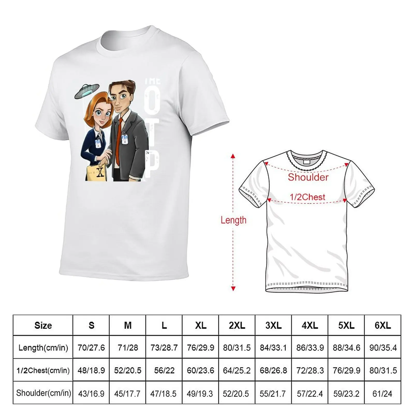 OTP Mulder and Scully : The original T-Shirt customizeds blanks big and tall t shirts for men