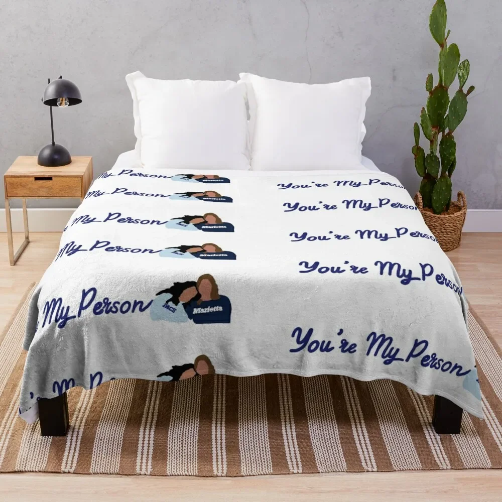 

You’re my person Throw Blanket Foldable Soft Warm Blanket for Outdoor Use