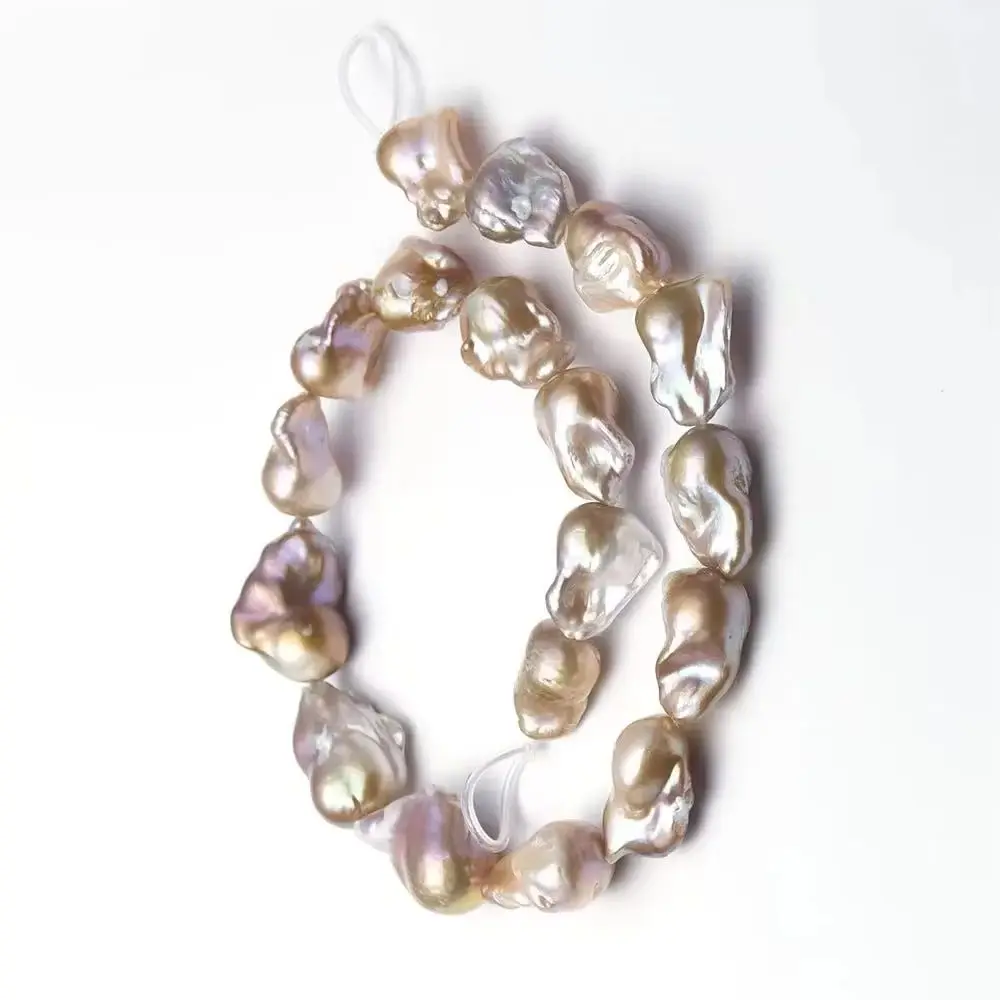 

Натуральный пресноводный жемчуг, розовый, фиолетовый цвет, рыбий хвост в стиле барокко, сделай сам, ожерелье, браслет, серьги 10-15 мм x 20-25 мм