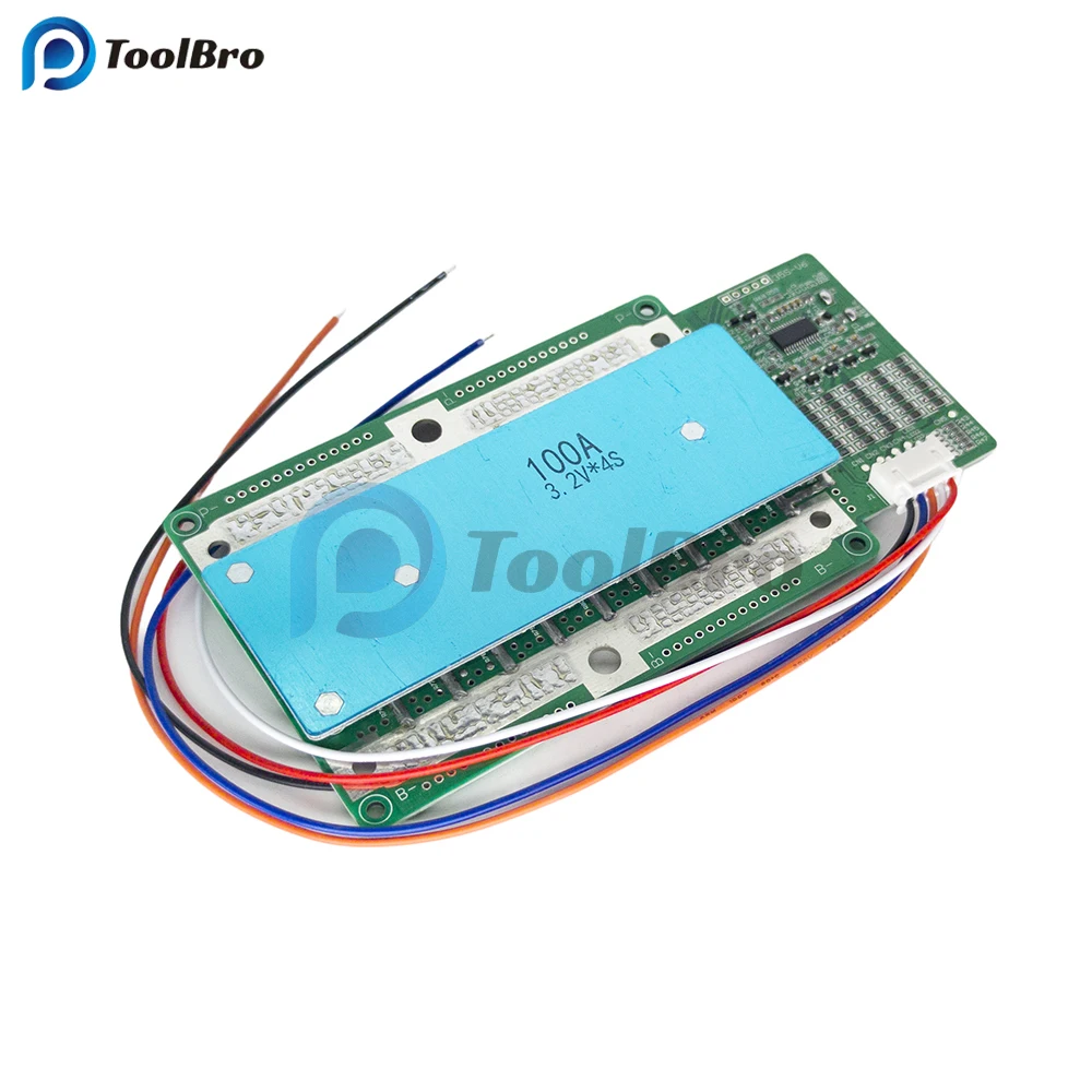 4S 12V 100A BMS LifePo4 Lithium Protection Board Balance High Current Motorcycle Car Start RV Inverter