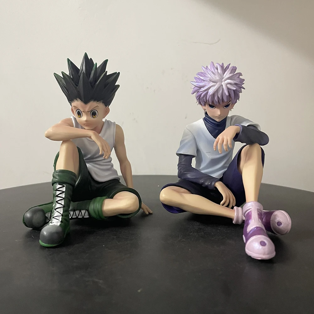 11cm HUNTER×HUNTER Killua Zoldyck GON FREECSS PVC Action Figure Anime Figure Model Toys Collection Doll Birthday Gift