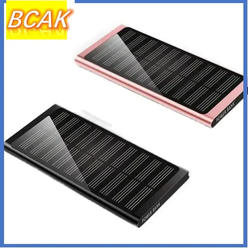 Bcak Discount Winkel Ultradunne Zonne-Energie Draagbare Snelle Powerbank 10000Mah Mobiele Telefoon Universele Duurzame Mobiele Voeding