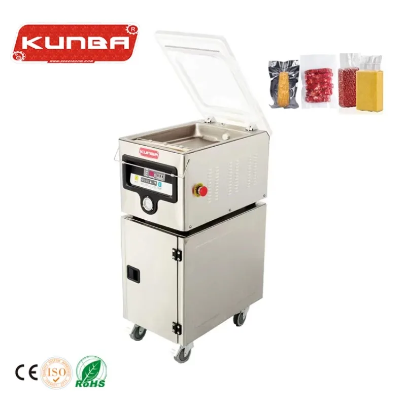 New Electric Automatic Double Chamber Portable Small Commercial Food Vacuum Sealer Machine For Cans And Pouches