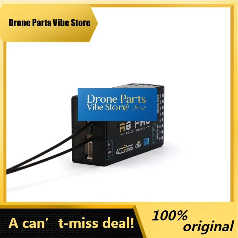 DroneP90% New FrSky ARCHER R8 Pro OTA 2.4GHz 8/24CH ACCESS S.Port/F.Port PWM SBUS Full Range Telemetry Receiver