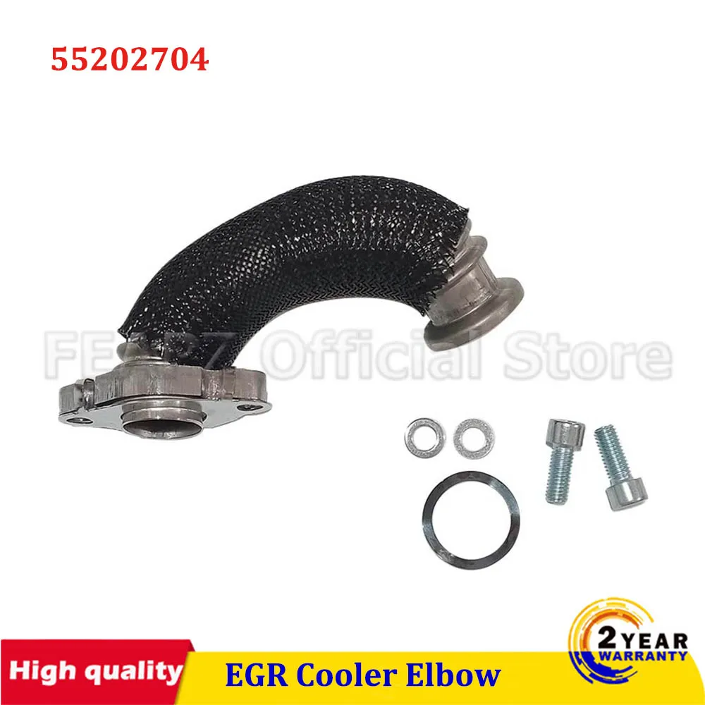 55202704  For OPEL ASTRA H SIGNUM VECTRA C ZAFIRA B 1.9 CDTI Z19DTH EGR Cooler Elbow Pipe Ventil