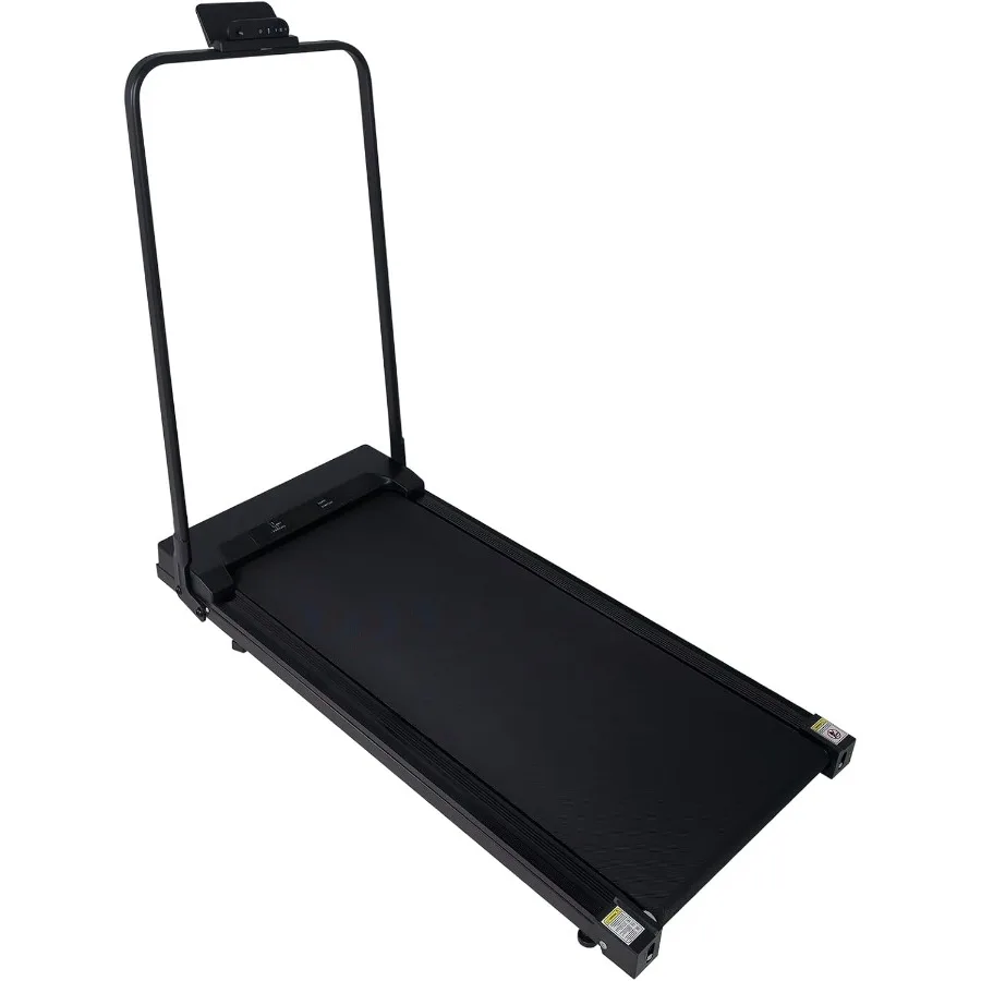 Home office treadmill: compact under-desk walking pad with adjustable incline, 0.63.8MPH speed, foldable portable design, remot