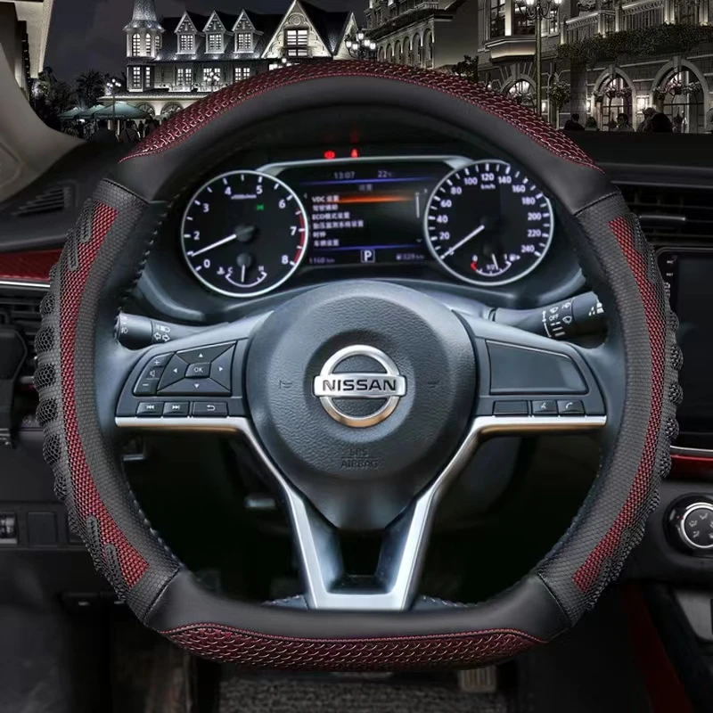 Osłona na kierownicę do samochodu Nissan x-trail Qashqai marzec Serena Micra Kicks 2017-2019 Altima Teana 2019 akcesoria samochodowe