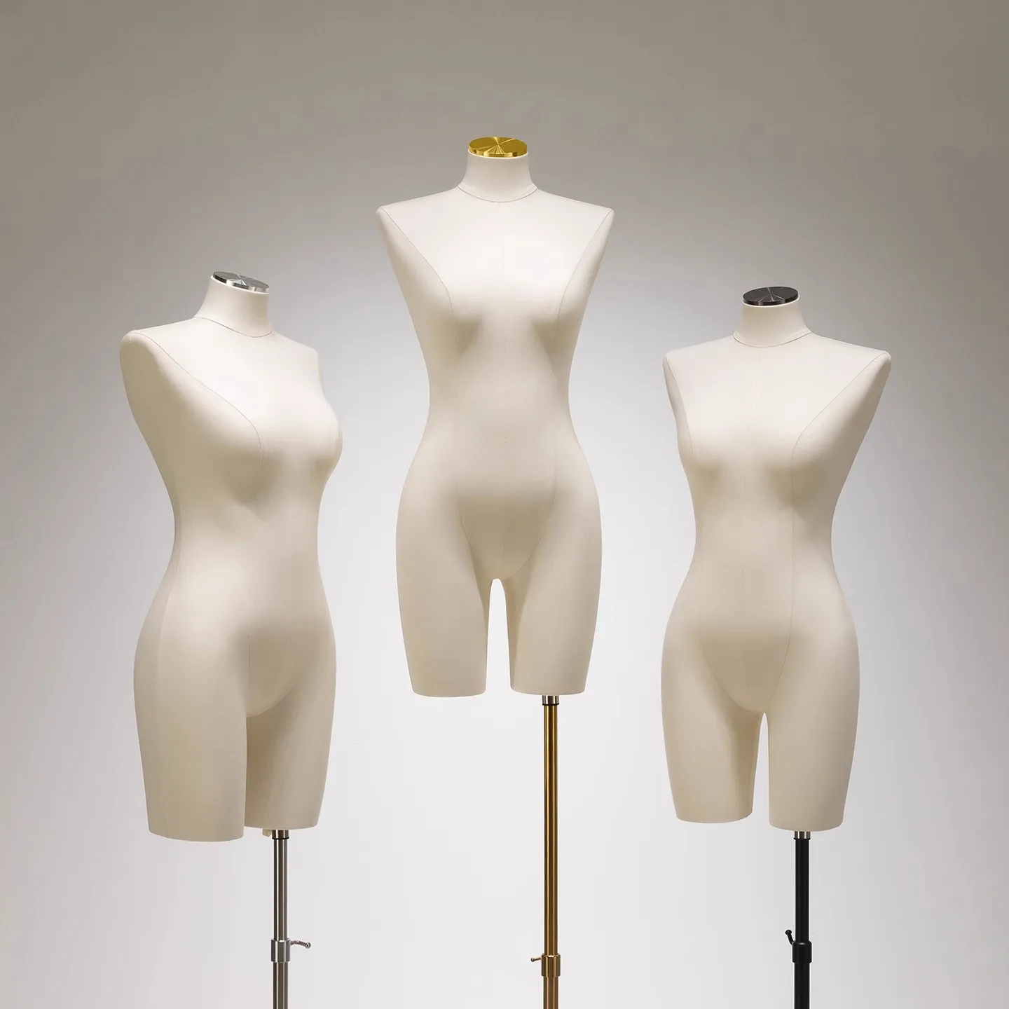 New style white Long-Legged mannequin vêtement femmes dress form A female dummy half body for clothes display
