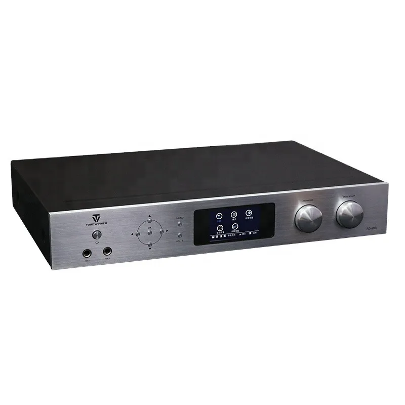 Tonewinner KTV Digital Karaoke Pre Amp Entry Level Southeast Asia Hot Sale Processor Av Decoder 1u Power Audio Pre Amplifier