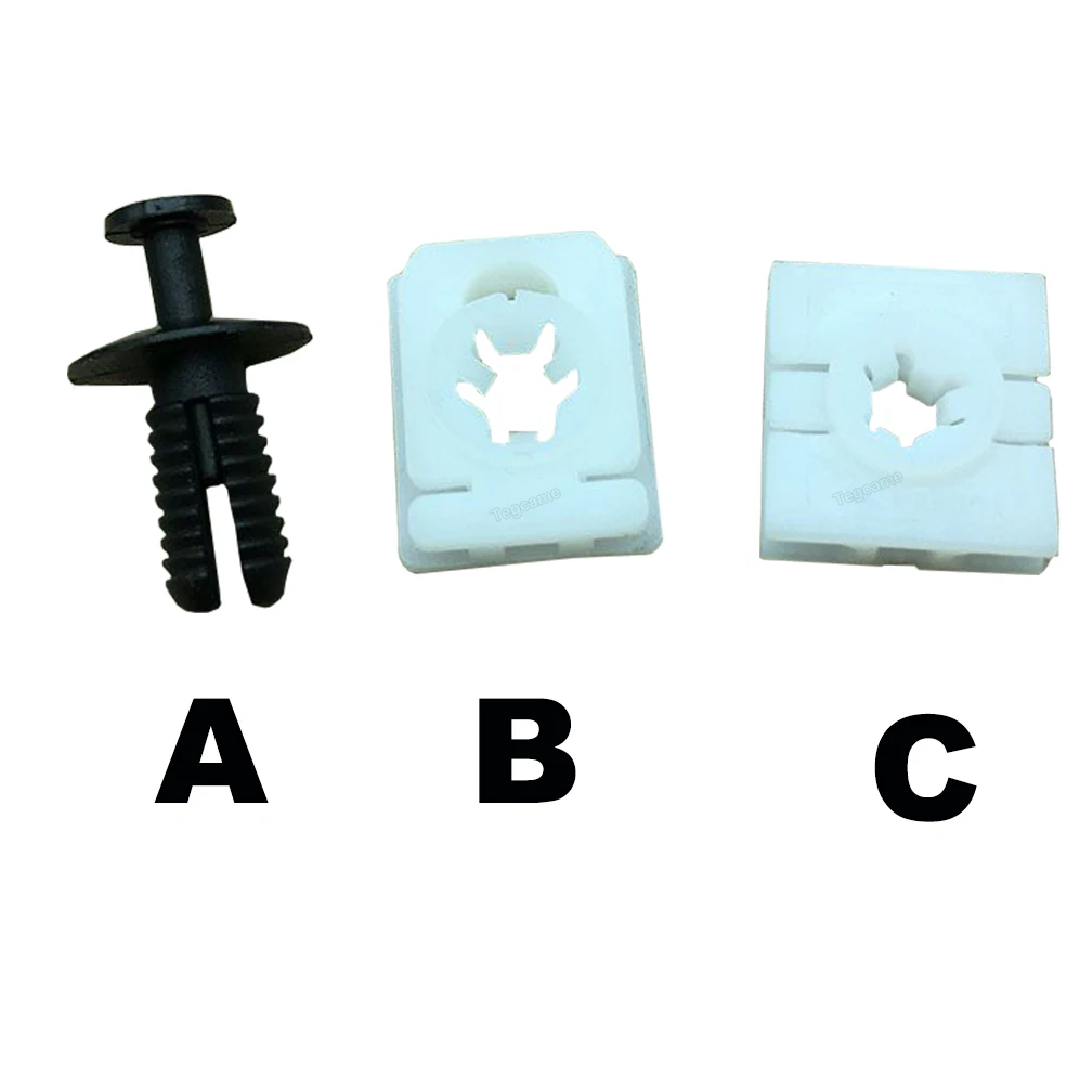 5/10 Pieces Fender Inner Lining Buckle Lower Side Panel Fixing Clip for Smart 451