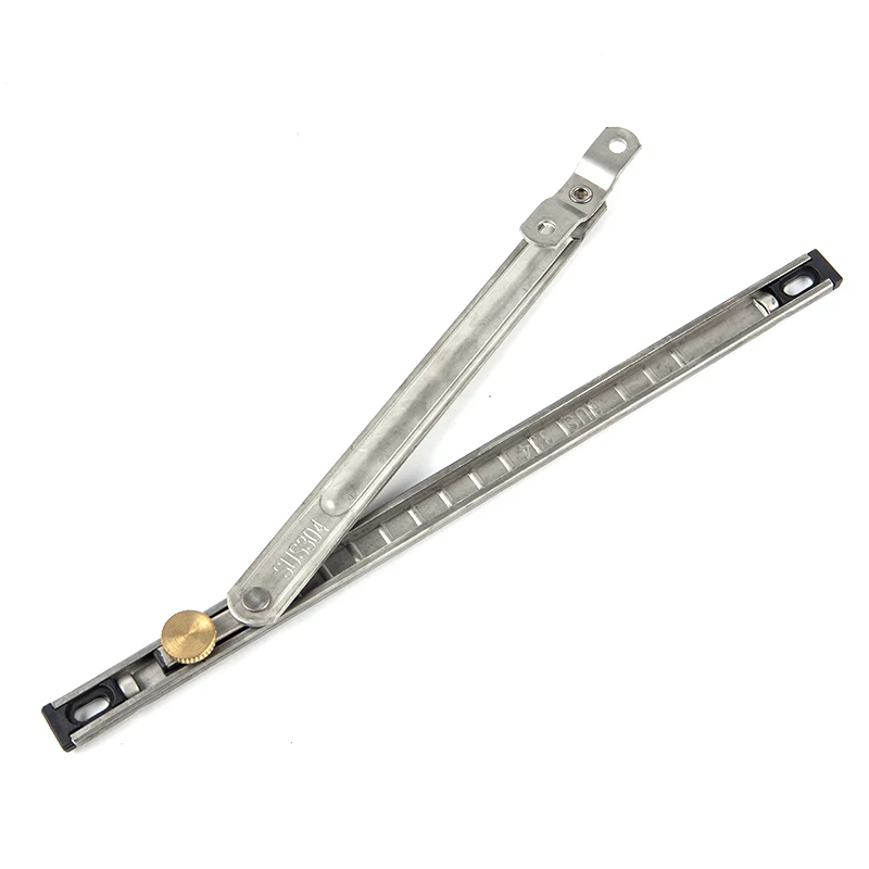 1 Stück Edelstahl-Fensterflügel-Windspangenbegrenzer Zwei-Verbindungs-Innenöffnung und Umkehrung