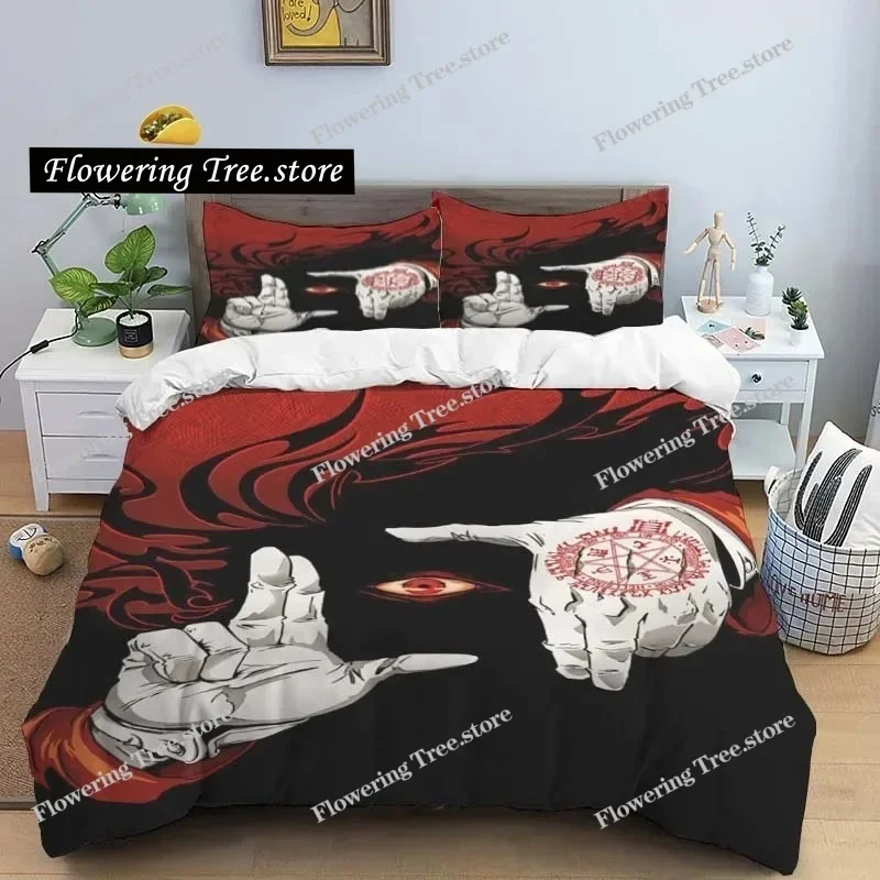 Hellsing Ultimate Sheets Quilt Covers Bedding Dormitory Sheets Bedding Set Soft Warm Bedding Set