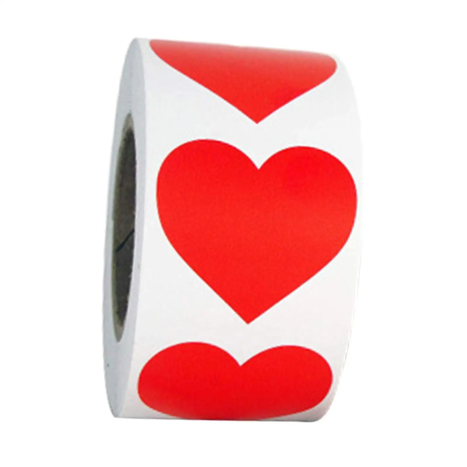 Heart Stickers 1 Roll Valentines Day Decoration Gift Box 2.5cm Love Labels for Anniversary Festival Holidays Party Engagement