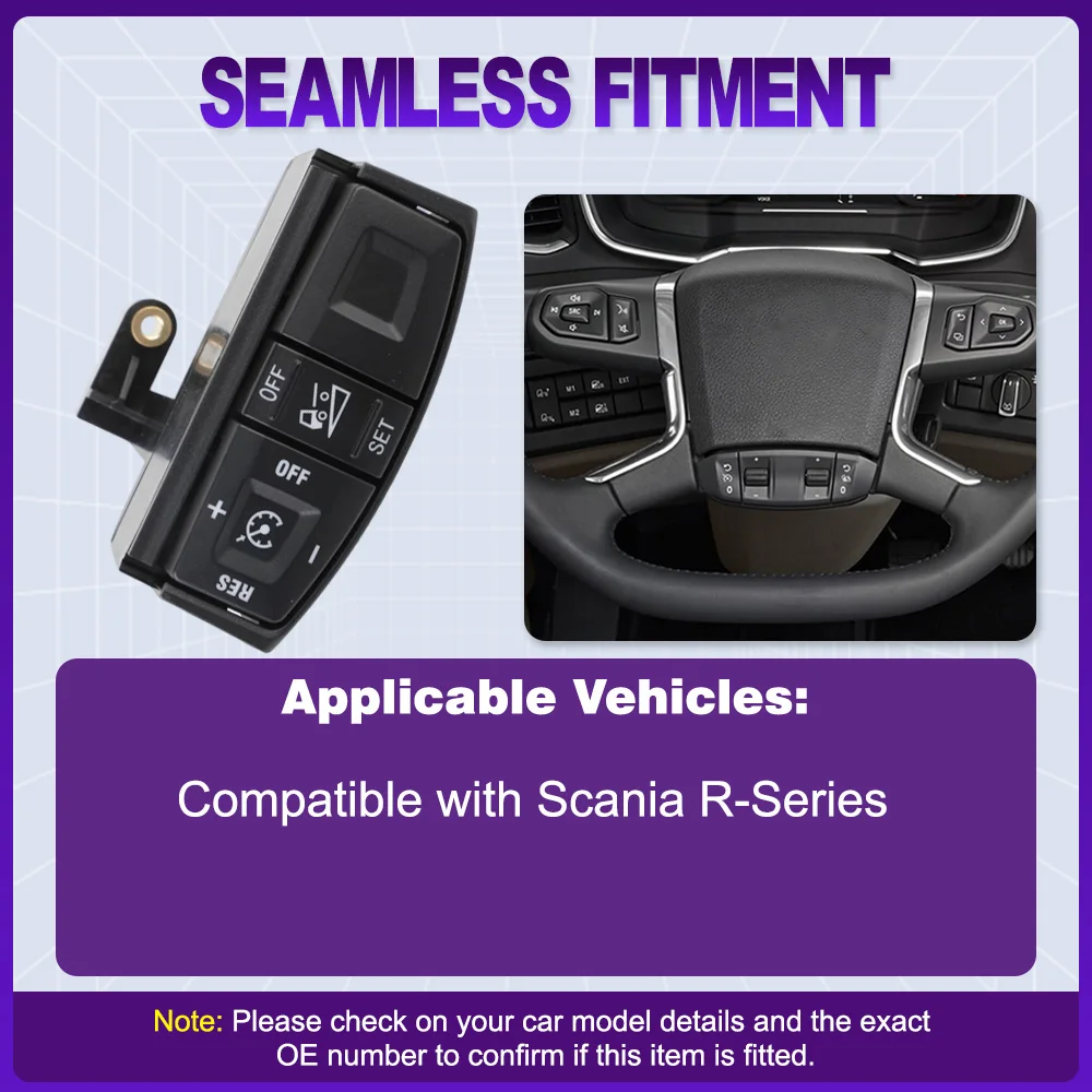 

For Scania R-Series Car Steering Wheel Switch Cruise Control Switch 1486284 1486283